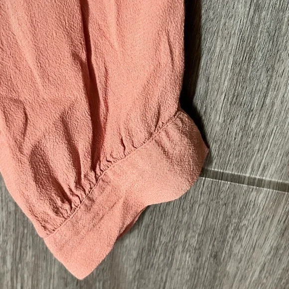 Madewell Lace Up Peasant Top - Picture 6 of 9